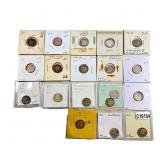 Various Dates Silver GB 3 Pence George V HIGH GRAD