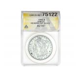 1901 Morgan Silver Dollar ANACS AU50 VAM-22