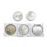 1969 Urugual Silver 1000 Pesos MS