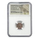 Western Roman Honorius, AD393-423 AE4(Nummus) NGC