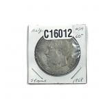 1868 Silver 5 Francs XF
