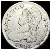 1814 Capped Bust Half Dollar LIGHTLY CIRCULATED