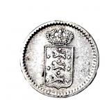 1845 Silver 10 Skilling AU+