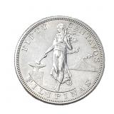 1904 Silver U.S.A. Philippines 50C MS