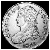 1830 Capped Bust Half Dollar CLOSELY  UNCIRCULATE