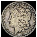 1882-CC Silver Morgan Dollar LIGHTLY  CIRCULATED