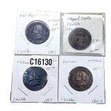Various Dates Papal States 1 Soldo XF
