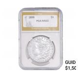 1899 Morgan Silver Dollar PGA MS63