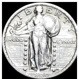 1920 Standing Liberty Silver Quarter NEARLY  UNCI