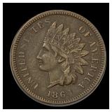 1864-L Indian Head Cent CHOICE AU