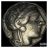 Attica Athens Silver Owl Tetradrachm NEARLY UNCIR
