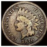 1870 Indian Head Cent NICELY CIRCULATED