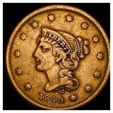 1840 Braided Hair Large Cent ABOUT  UNCIRCULATED