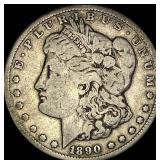 1890-CC Silver Morgan Dollar LIGHTLY  CIRCULATED
