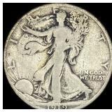 1919-D Walking Liberty Half Dollar NICELY  CIRCUL