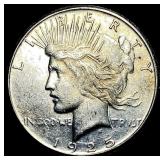 1925 Peace Silver Dollar CLOSELY UNCIRCULATED