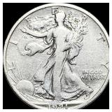 1921-S Silver Walking Liberty Half Dollar  HIGH G