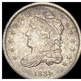 1835 Capped Bust Half Dime CLOSELY  UNCIRCULATED