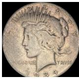 1934 Peace Silver Dollar ABOUT UNCIRCULATED