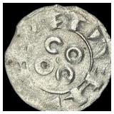 Crusades Bishops of Maguelone Silver Denar NEARLY