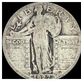 1927-S Silver Standing Liberty Quarter NICELY CIRC