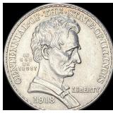 1918 Silver Half Dollar Illinois Centennial CHOICE
