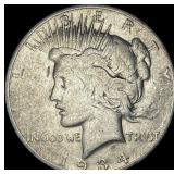 1934-D Silver Peace Dollar ABOUT UNCIRCULATED