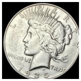 1935-S Silver Peace Dollar CLOSELY  UNCIRCULATED