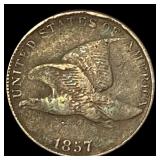 1857 Flying Eagle Cent NEARLY UNCIRCULATED