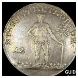 1766 German Brunswick Silver 12 Mariengroschen NEA