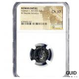 Roman Valerian I, AD 253-260 BI Dbl-Denarius NGC