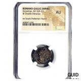Romano-Gallic Victorinus,AD269-271 BI Dbl-Denariu