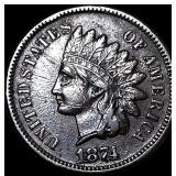 1874 Indian Head Cent NEARLY UNCIRCULATED