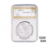 1899-O Morgan Silver Dollar PGA MS64