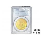 1910 $20 Gold Double Eagle PCGS MS63
