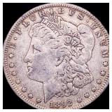 1892-S Silver Morgan Dollar NEARLY UNCIRCULATED