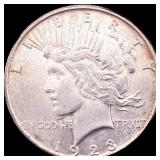 1923 Silver Peace Dollar CLOSELY UNCIRCULATED