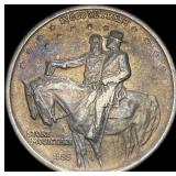 1925 Stone Mountain Silver Half Dollar NEARLY UNCI