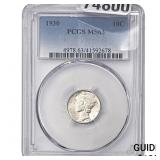 1930 Mercury Silver Dime PCGS MS63