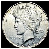 1927-S Silver Peace Dollar CLOSELY UNCIRCULATED