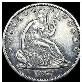 1877-CC Silver Half Dollar CLOSELY UNCIRCULATED