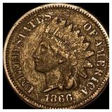 1866 Indian Head Cent LIGHTLY CIRCULATED