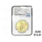 2020 1oz $50 Gold Eagle NGC MS70
