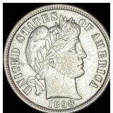 1898 Barber Dime CLOSELY UNCIRCULATED