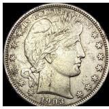 1903 Silver Barber Half Dollar HIGH GRADE