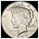 1923 Silver Peace Dollar CLOSELY UNCIRCULATED