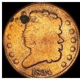 1834 Classic Head Half Cent NICELY CIRCULATED