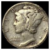 1925-S Mercury Dime LIGHTLY CIRCULATED