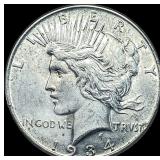 1934 Silver Peace Dollar CLOSELY UNCIRCULATED