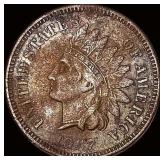 1867 Indian Head Cent ABOUT UNCIRCULATED